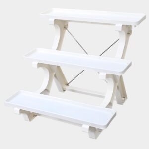 3-stopenjsko stojalo bela
